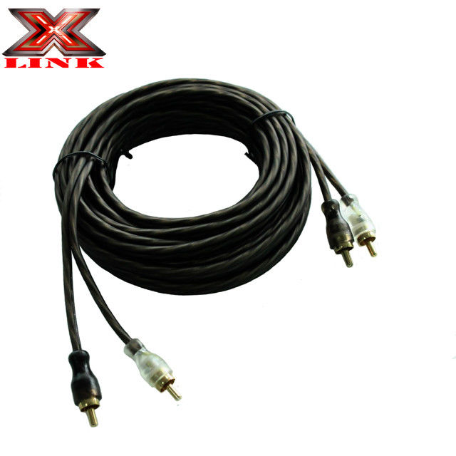 Gold Plated 2 RCA Audio Cable male to male For Stereo Speaker Or Subwoofer Connector Type None