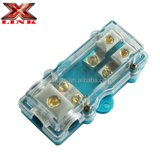 20A-300A AMP Car Auto DC Glass ANL Maxi AGU Mini Inline Fuse Holder Distribution Block