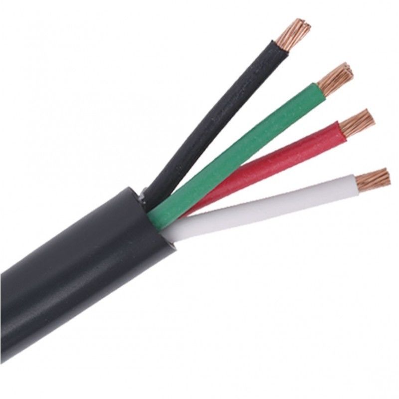 4 Conductor Industrial RVV Wire Cable PVC Coated Copper For Car Solar RV Inverter