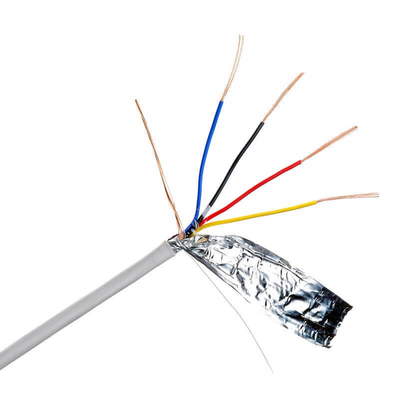 PVC Insulated Copper Multi Core 4 Core 24AWG Fire Alarm Cable Wire for Security Systems