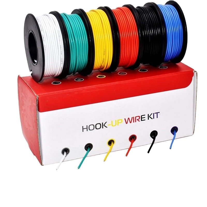 22AWG 1015 Tinned Copper Hookup Wire 600V Stranded EN5075-2014 UL 1007/1015 Standard