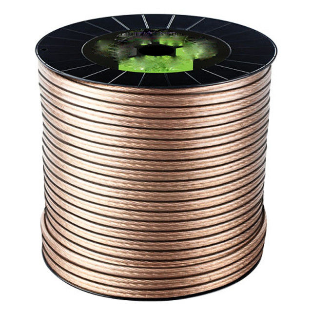 Multimedia 16 Gauge 2 Conductor Standard Speaker Wire Roll with Gold Connector Color