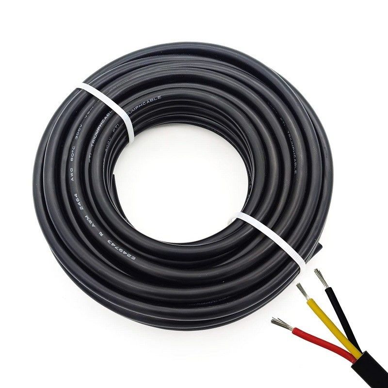 Industrial LED Lighting 3 Core Power Cable with PVC Insulation and Copper Drum 2.5mm Electrical Wire