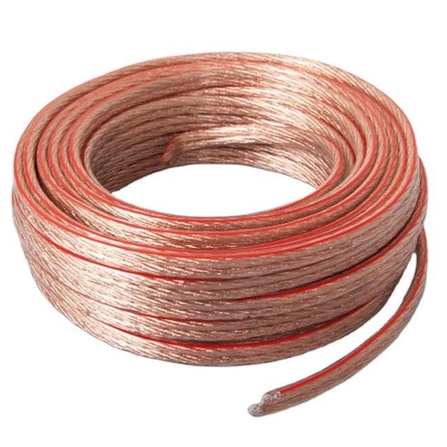 Non-Shielded Translucent Speaker Cable 3.0x6.0mm Outer Diameter for Exceptional Sound