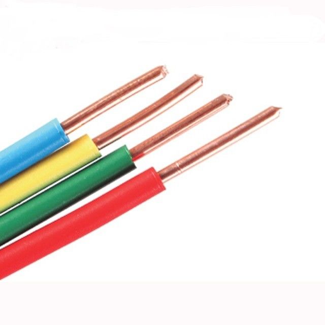BV RVV Copper Power Electrical Wire Cable With Stranded Conductor Type And PVC Jacket